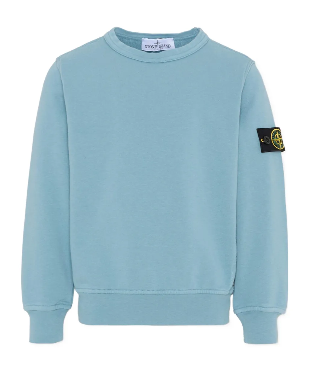 Stone Island Junior Logo Patch Sweatshirt