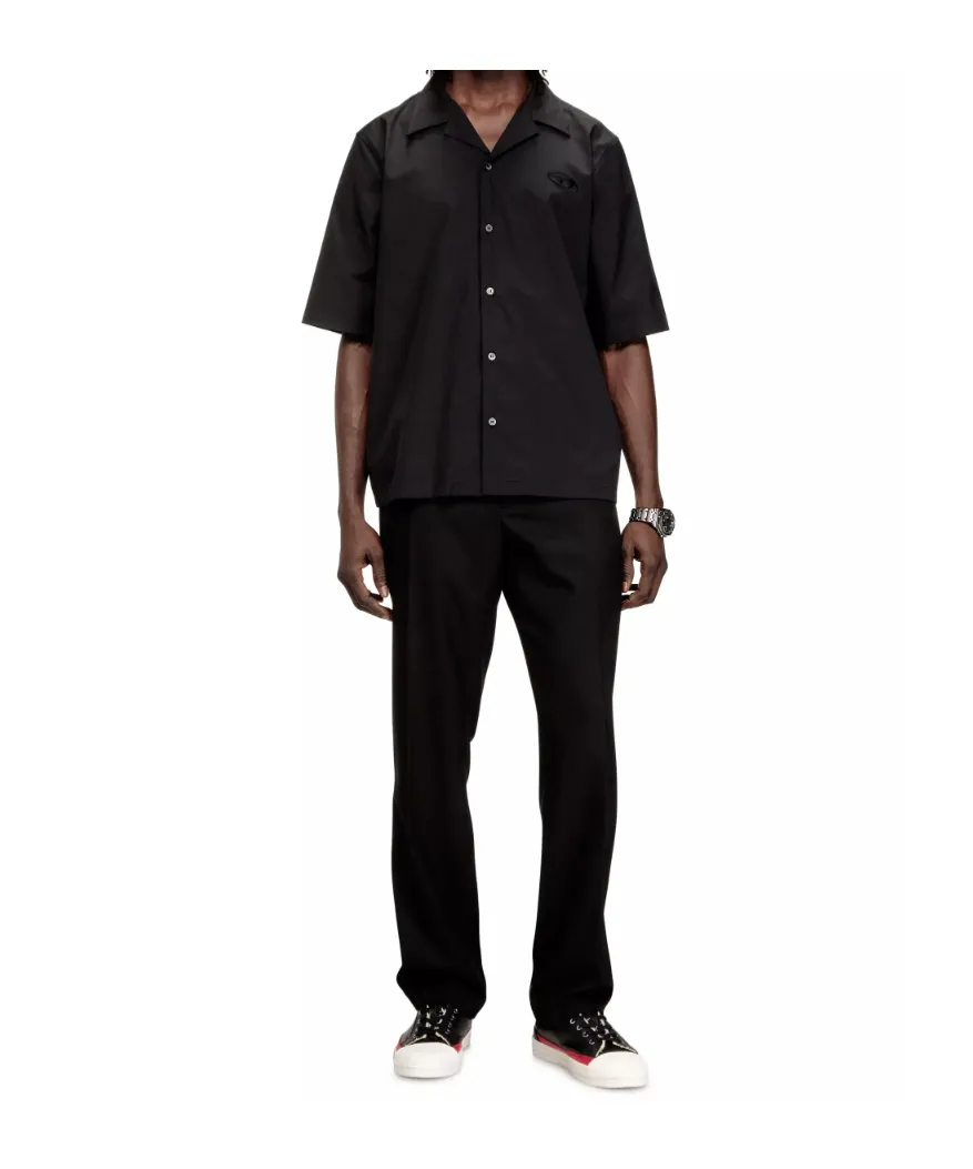 Diesel S-Mac Camp Collar Short-Sleeved Shirt