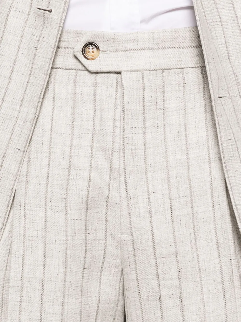 Striped Double-Breasted Suit