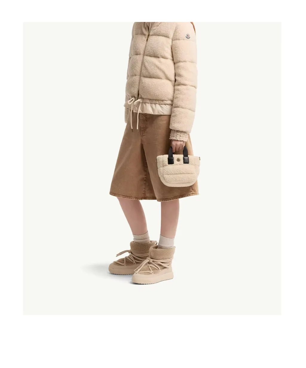 Moncler Micro Caradoc Teddy Tote Bag