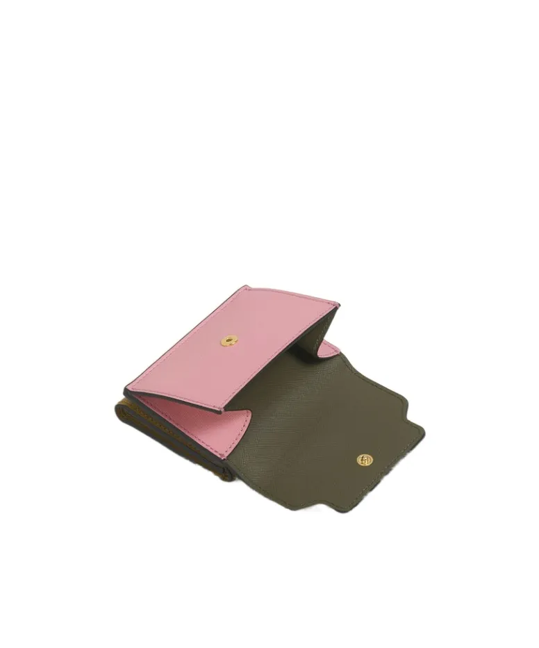 Marni Logo Printed Panelled Compact Wallet