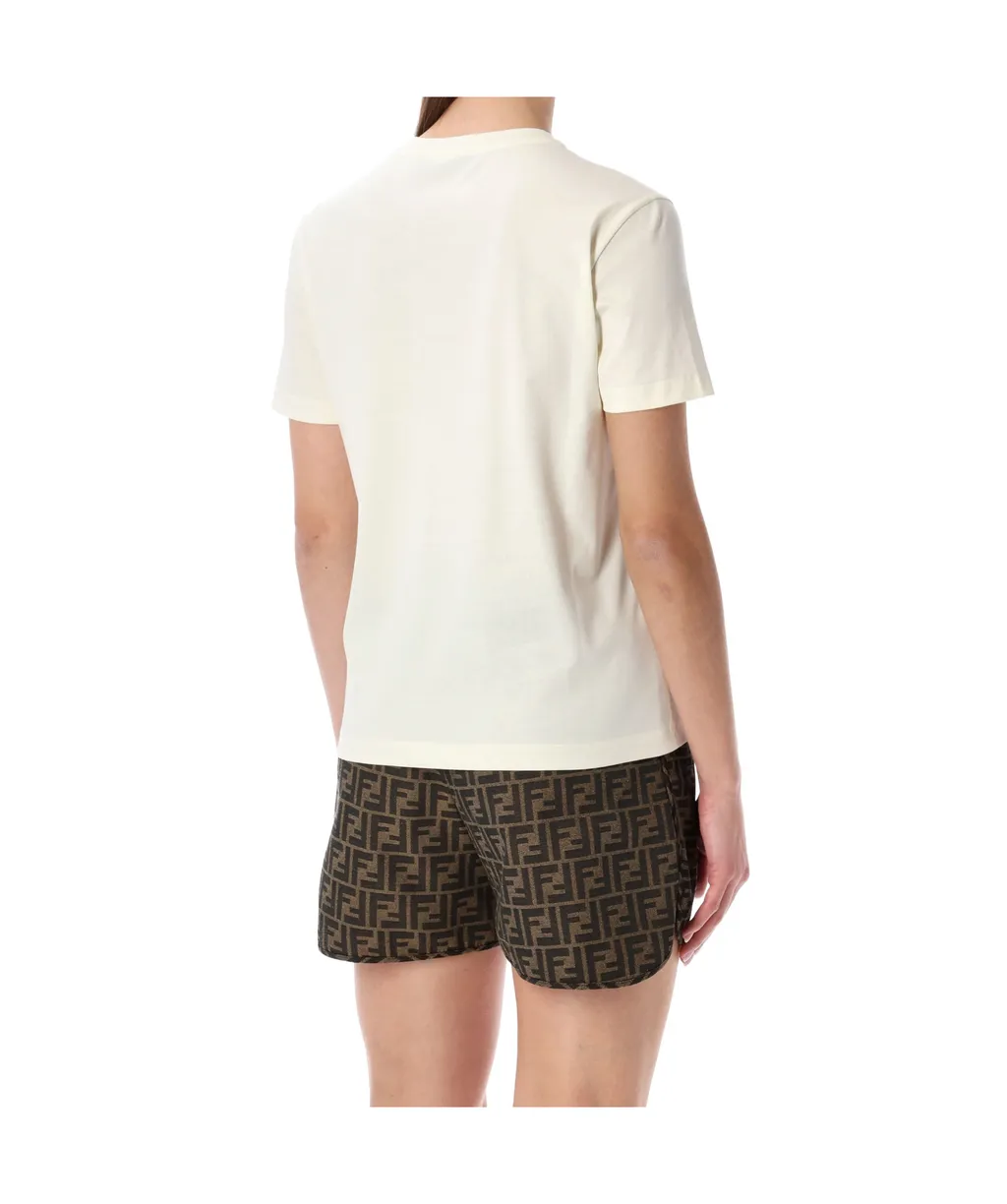 Fendi Nigthfly Printed Crewneck T-Shirt
