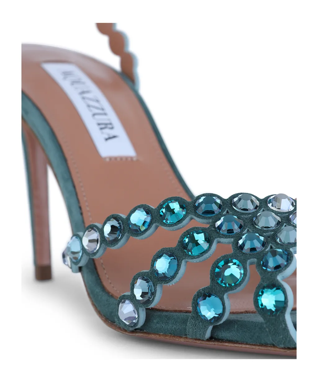 Aquazzura Tequila Ankle-Strap Sandals