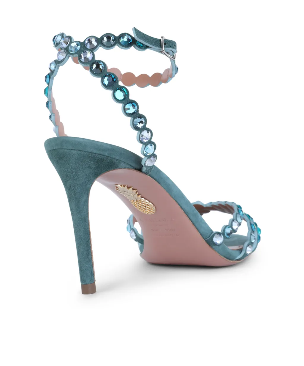 Aquazzura Tequila Ankle-Strap Sandals