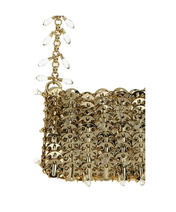 Paco Rabanne Embellished Chain-Linked Shoulder Bag