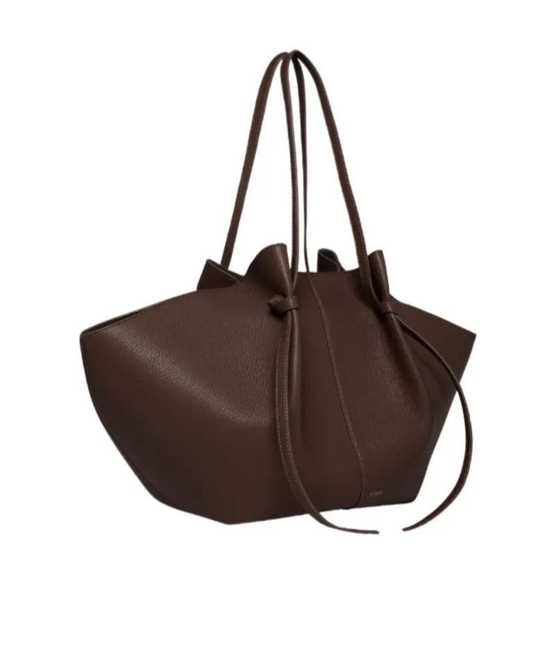 Large Mochi - Espresso Pebble Grain Leather