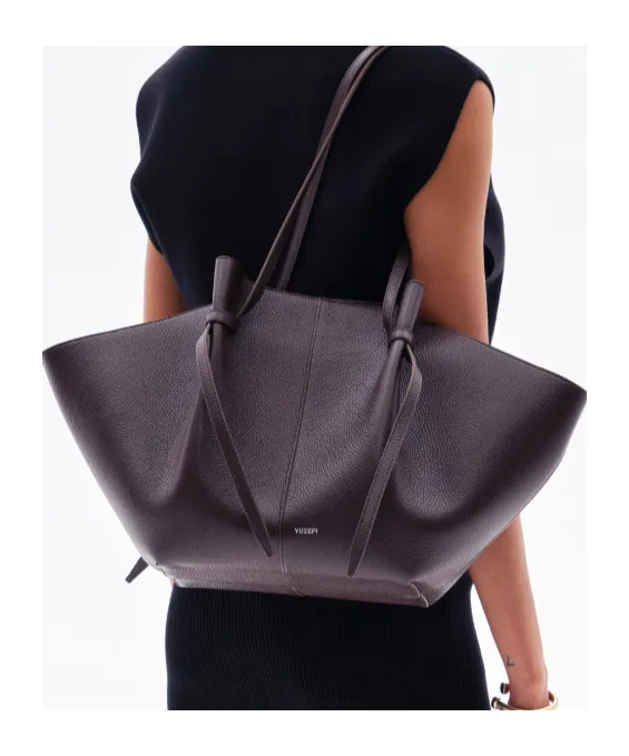 Large Mochi - Espresso Pebble Grain Leather