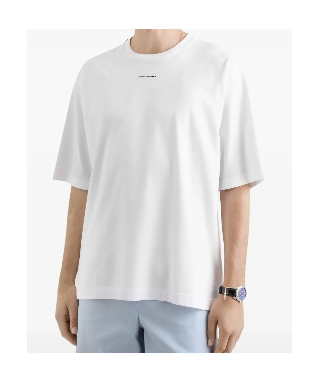 Dolce & Gabbana Logo Printed Crewneck T-Shirt