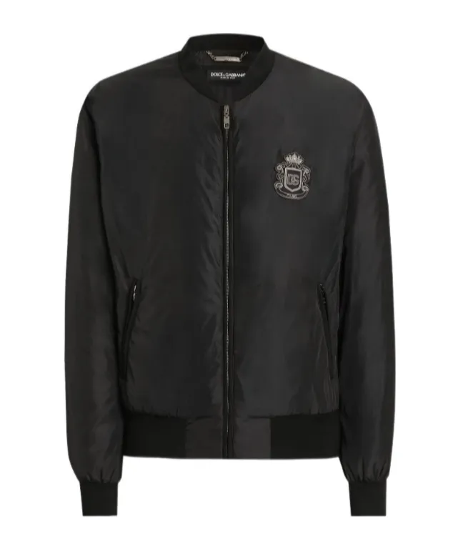 Dolce & Gabbana Heraldic Patch Jacket