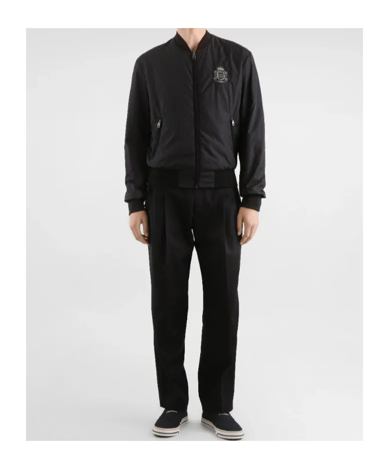 Dolce & Gabbana Heraldic Patch Jacket