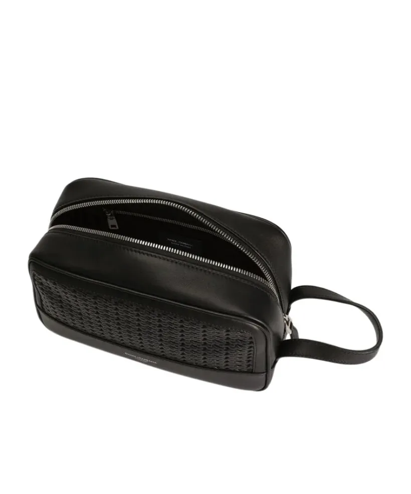 Woven Plongé Calfskin Necessaire