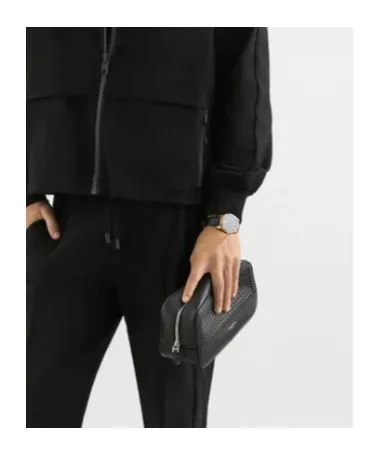 Woven Plongé Calfskin Necessaire