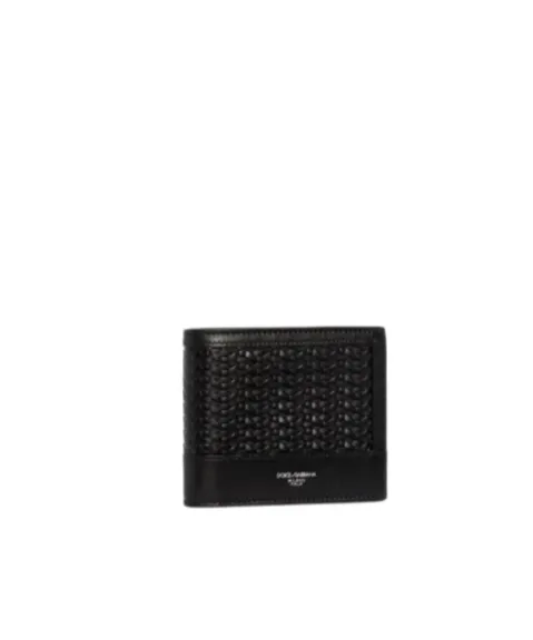 Dolce & Gabbana Logo Stamp Bi-Fold Wallet