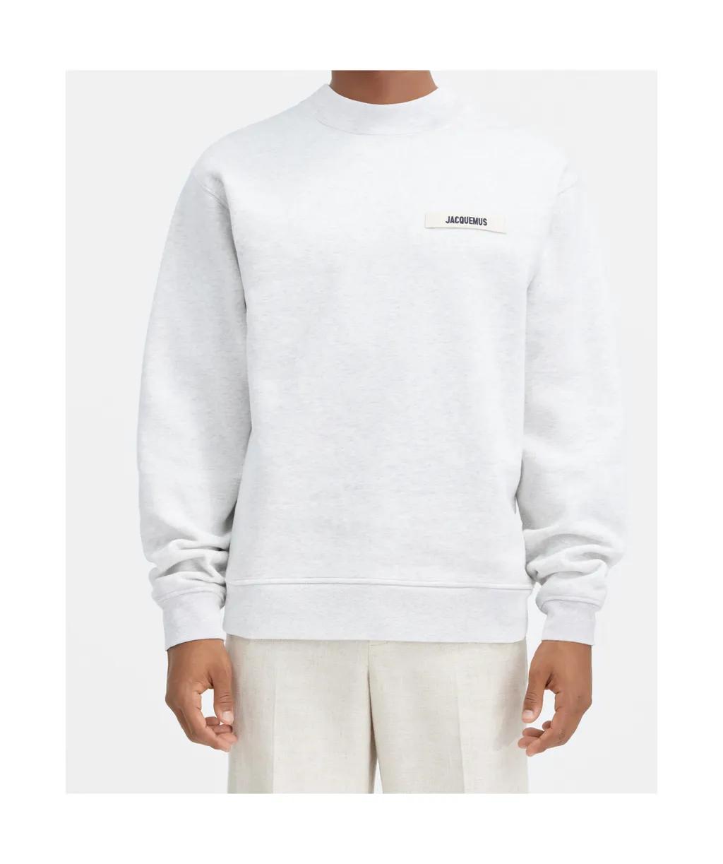 Jacquemus Logo Patch Crewneck Sweatshirt