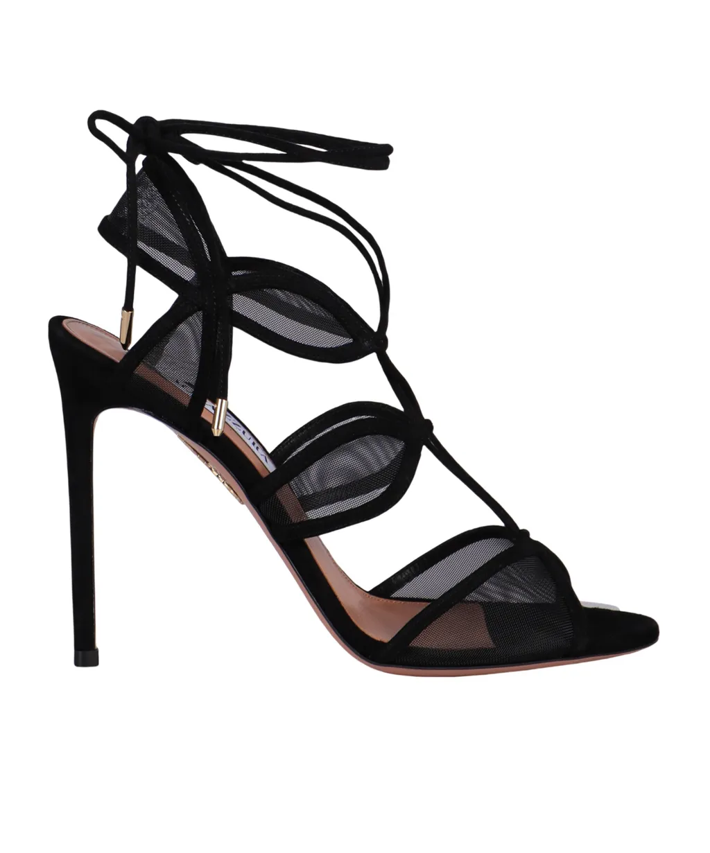 Strappy High-Heeled Sandals