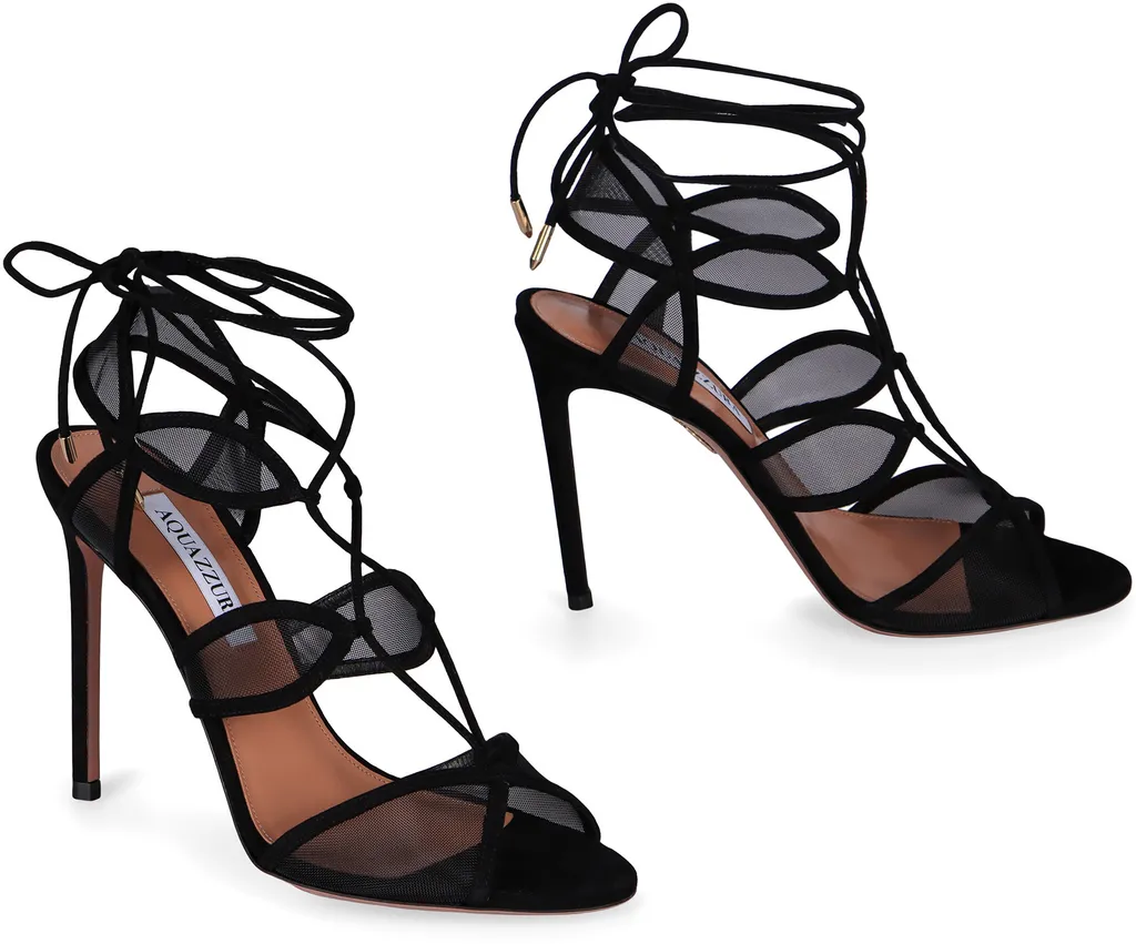 Strappy High-Heeled Sandals