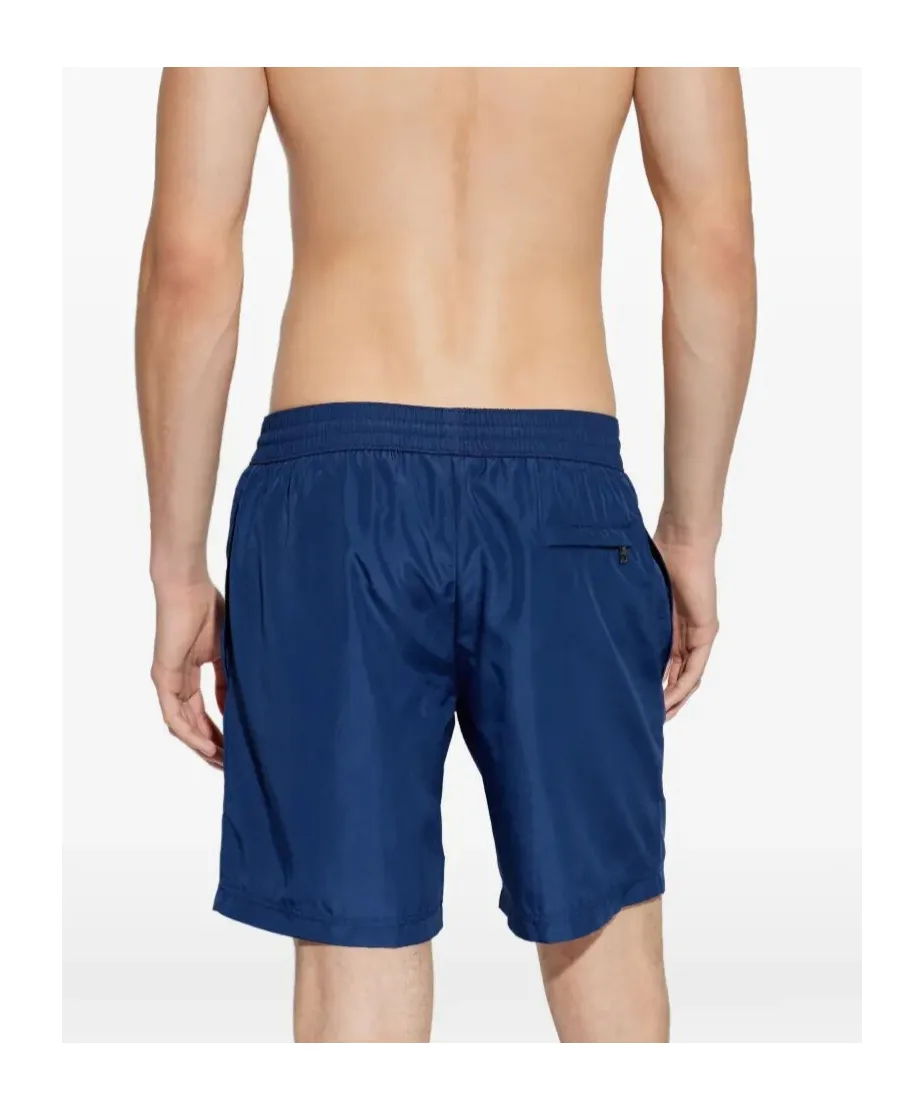Dolce & Gabbana Logo Plate Swim Shorts