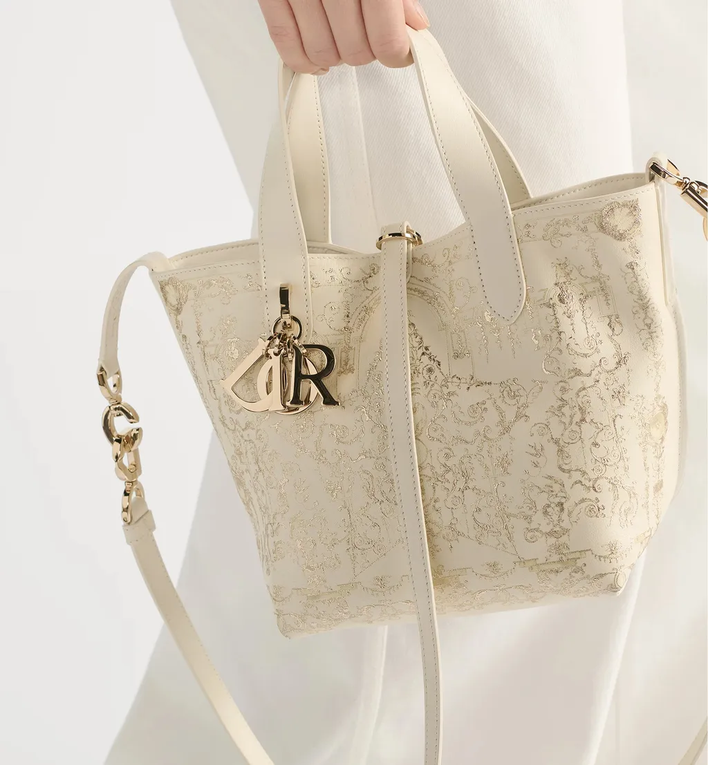 Small Dior Toujours Vertical Tote Bag