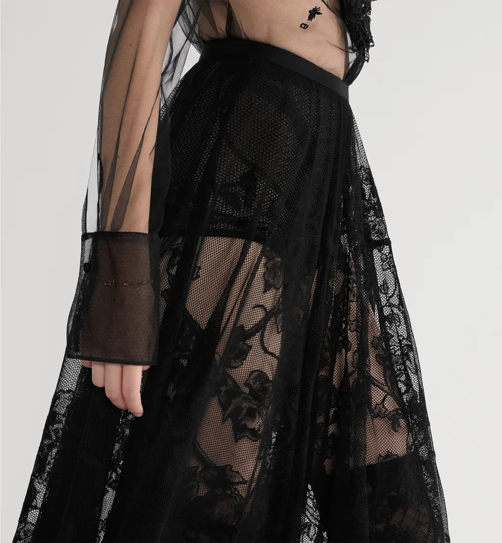 Mid-Length Flared Skirt