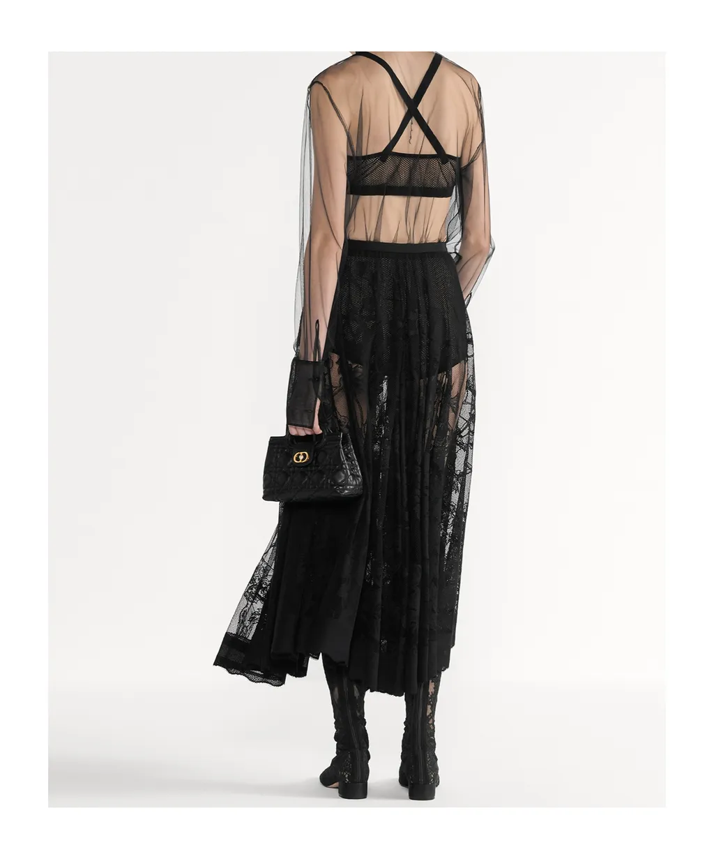 Mid-Length Flared Skirt