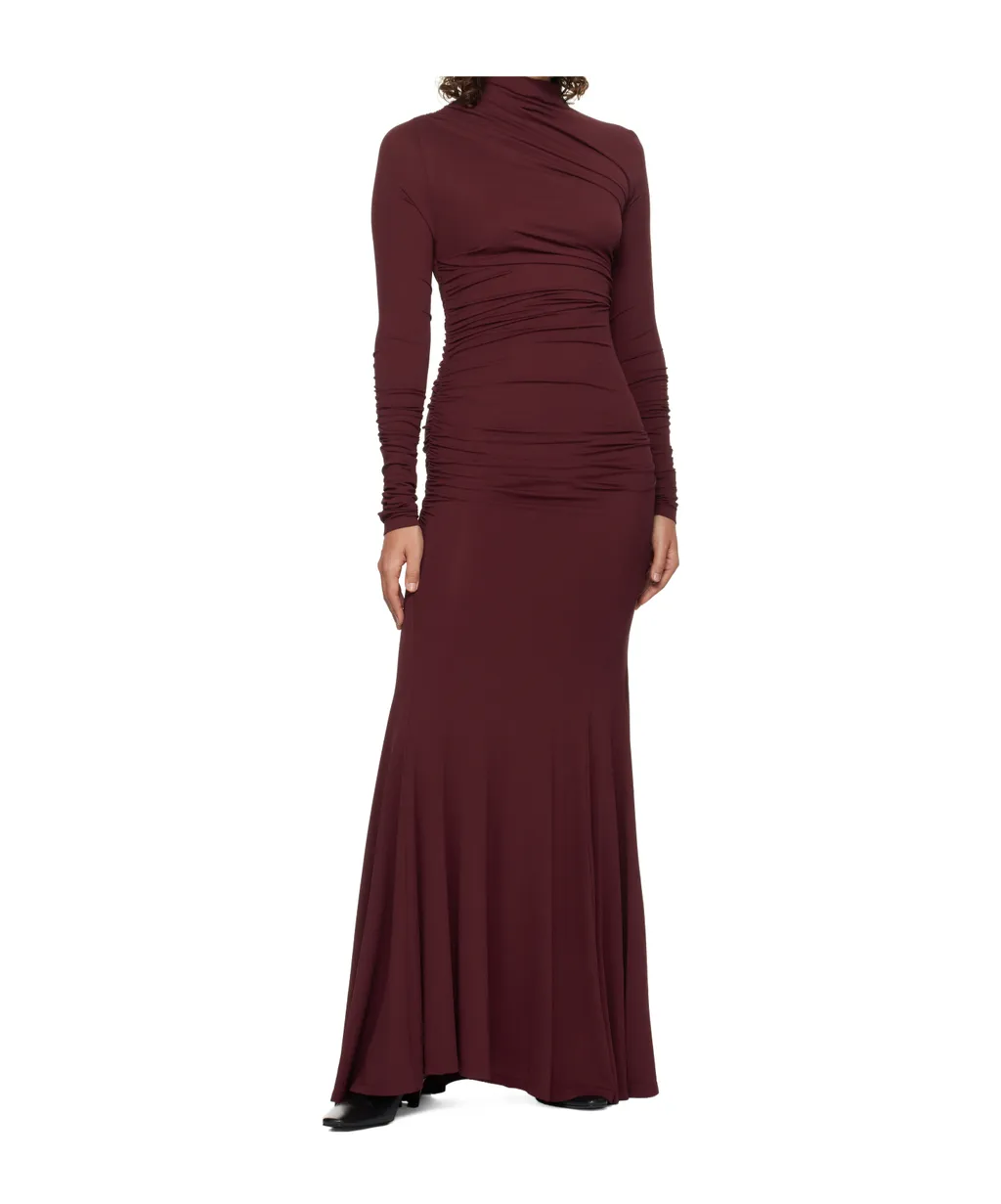 Africa Gathered Maxi Dress