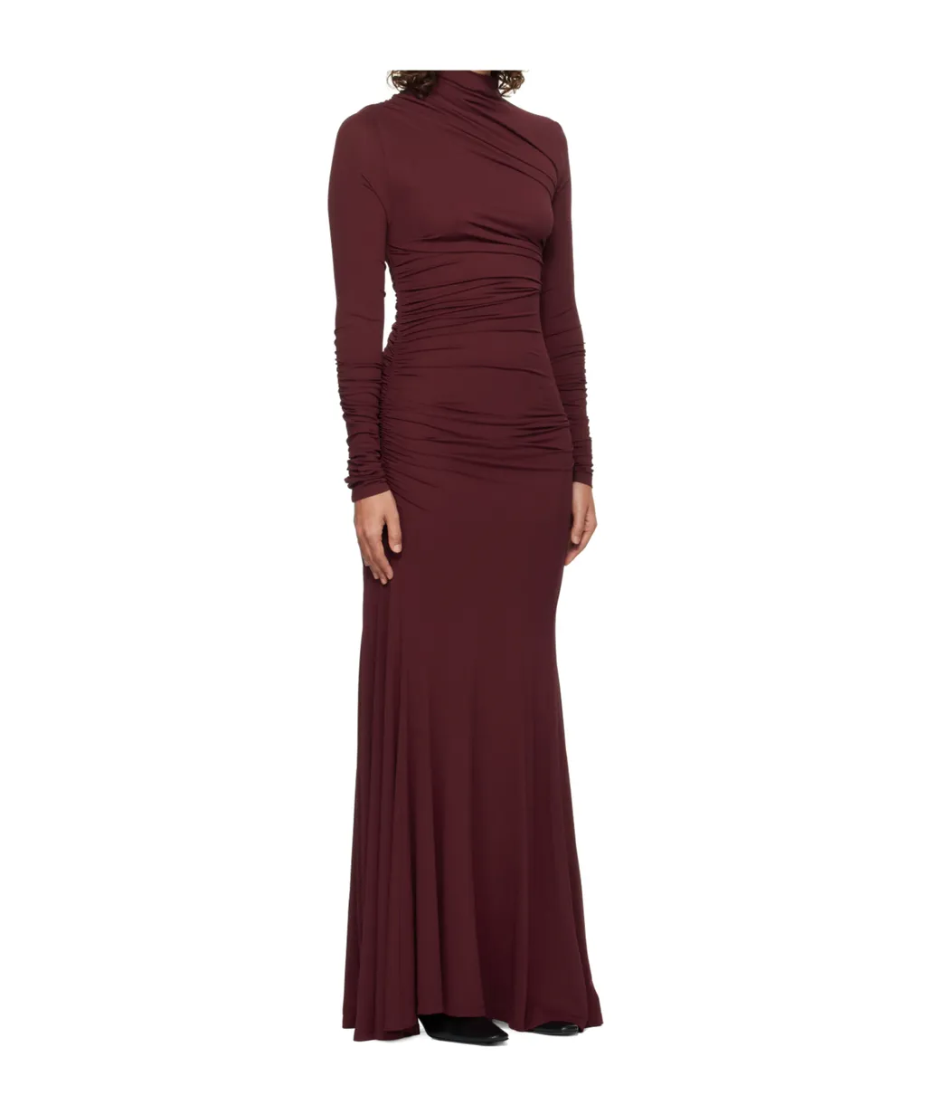 Africa Gathered Maxi Dress