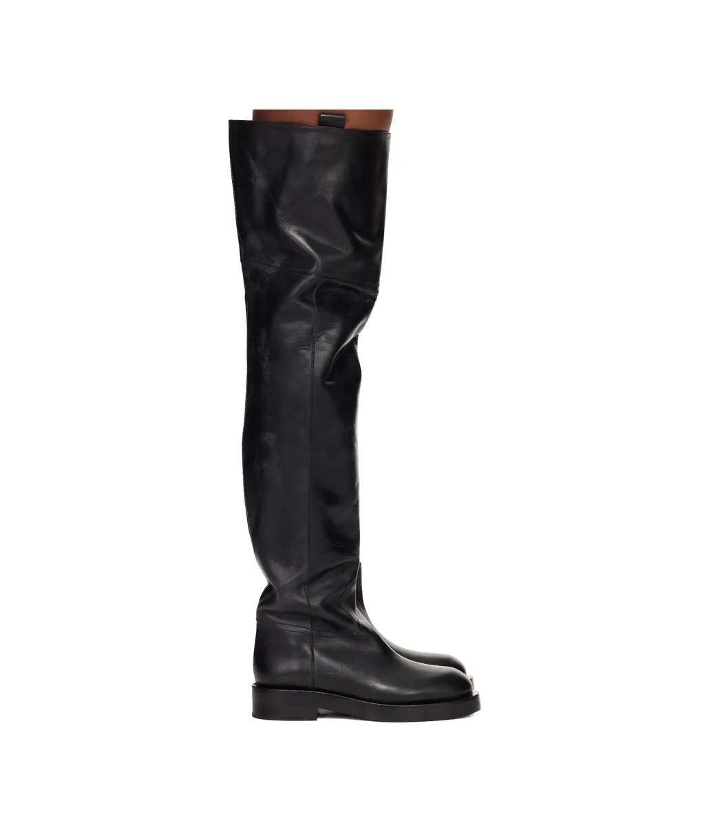 Round-Toe High Boots