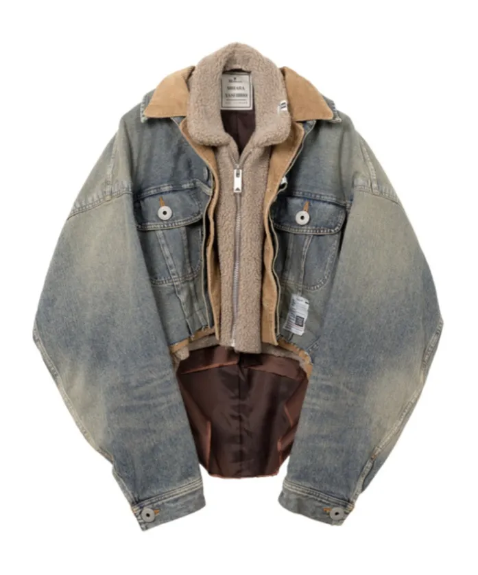 Triple-Layered Distressed Jacket