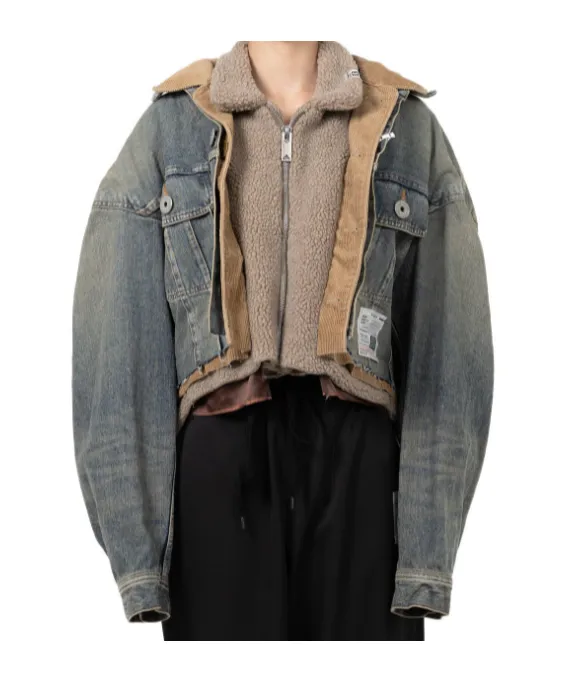 Triple-Layered Distressed Jacket