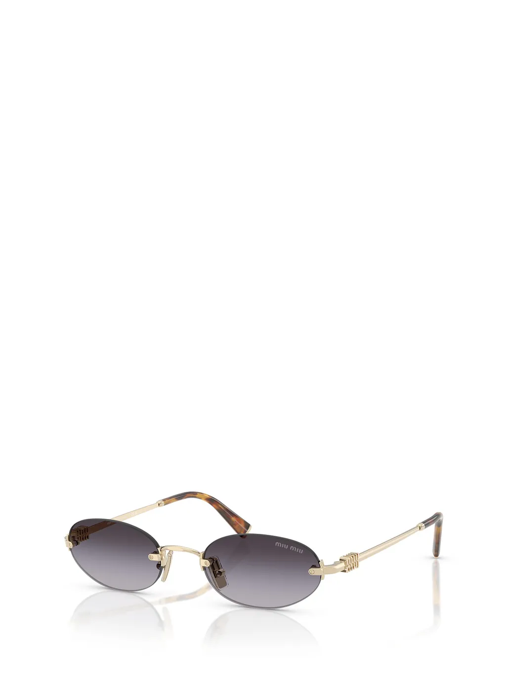 Miu Miu Eyewear Oval Frame Sunglasses
