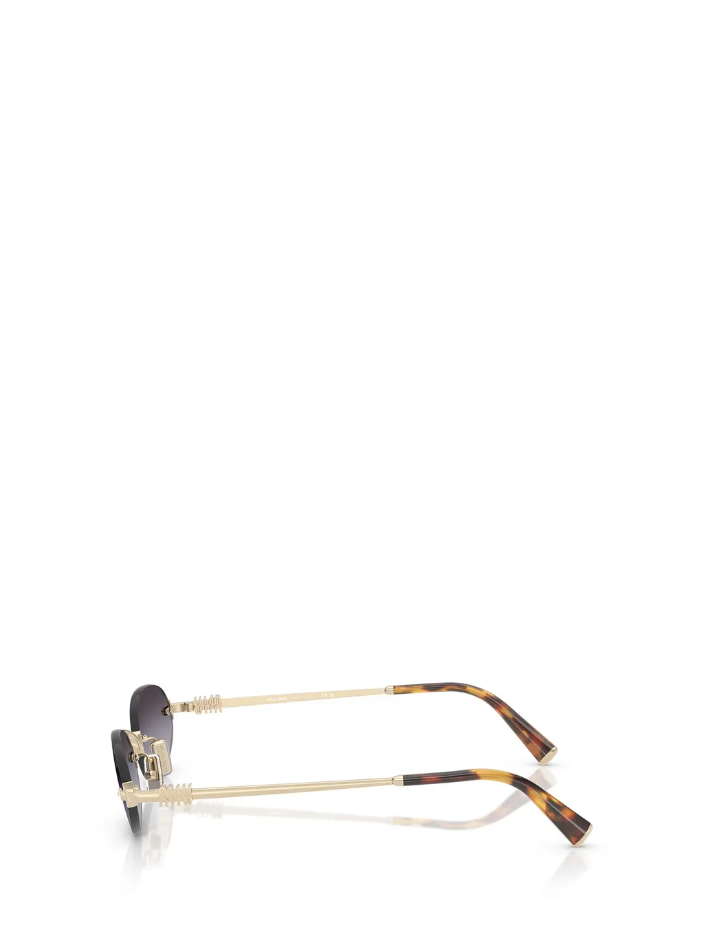 Miu Miu Eyewear Oval Frame Sunglasses