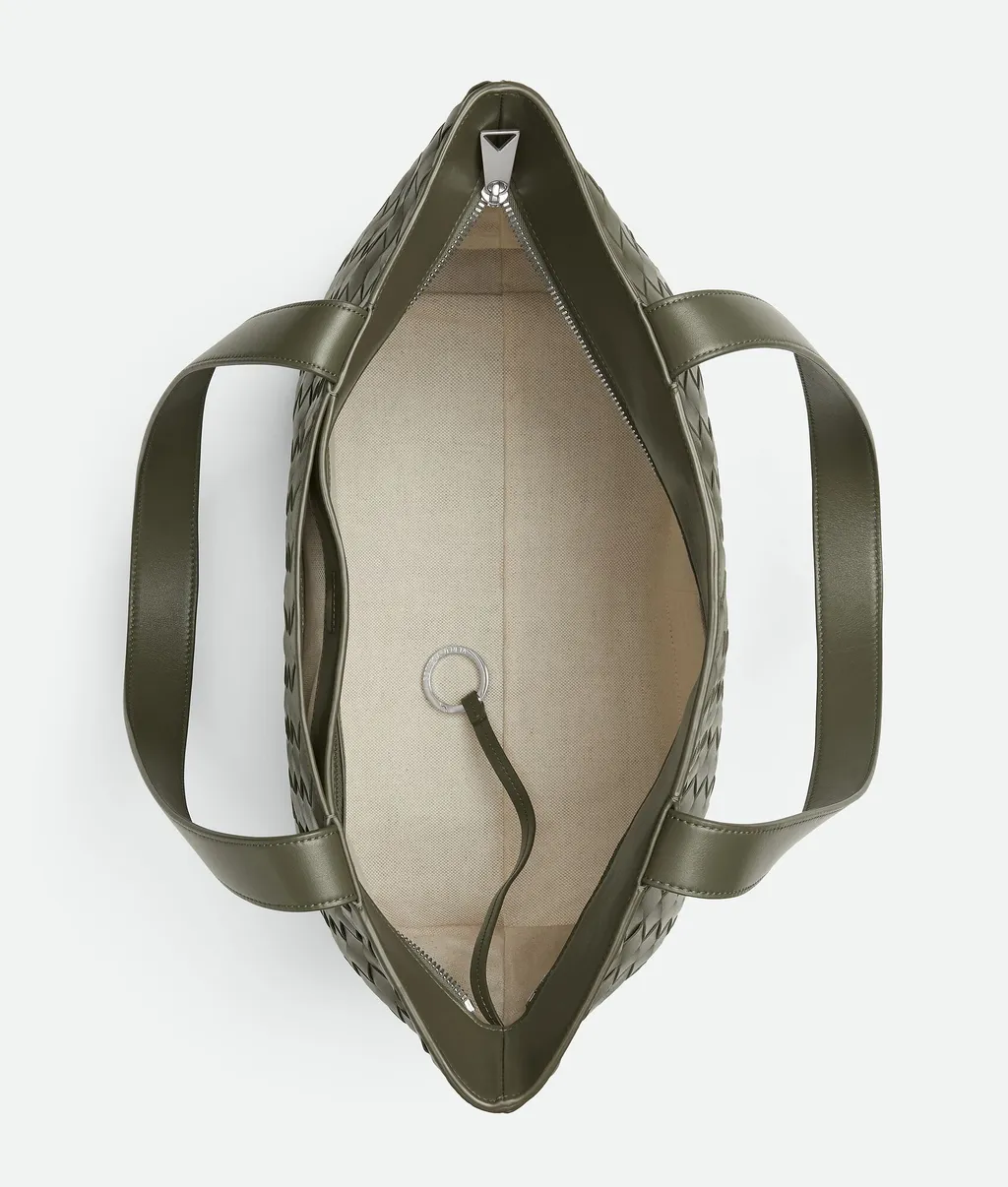 Small Intrecciato Zipped Tote
