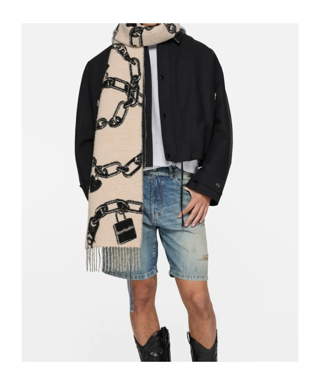 Chain Fringe Scarf