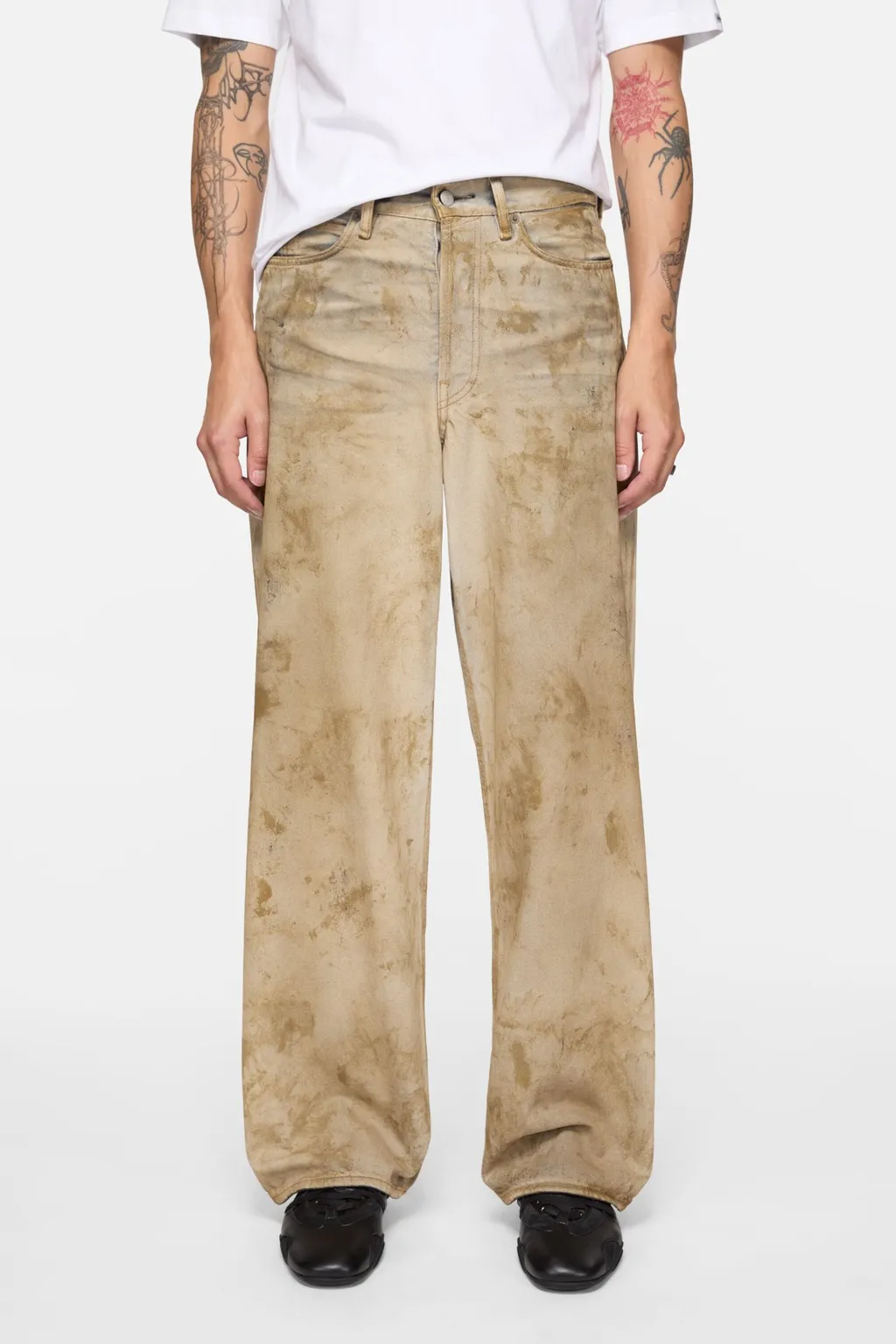 Logo-Patch Denim Trousers
