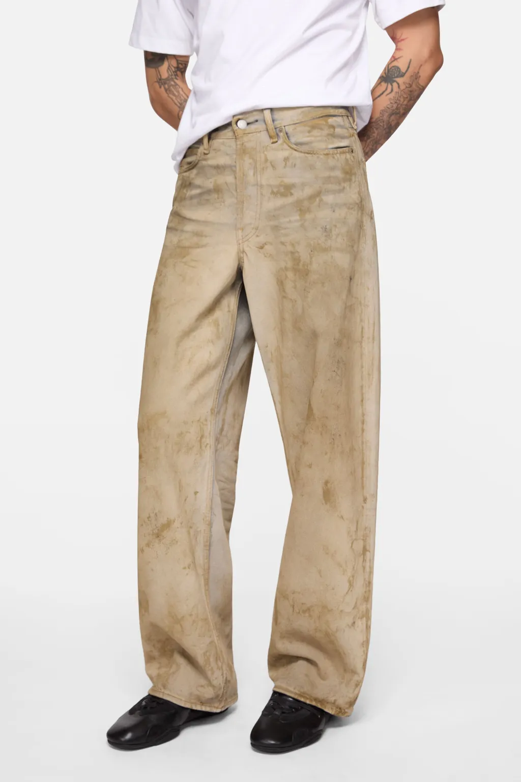 Logo-Patch Denim Trousers