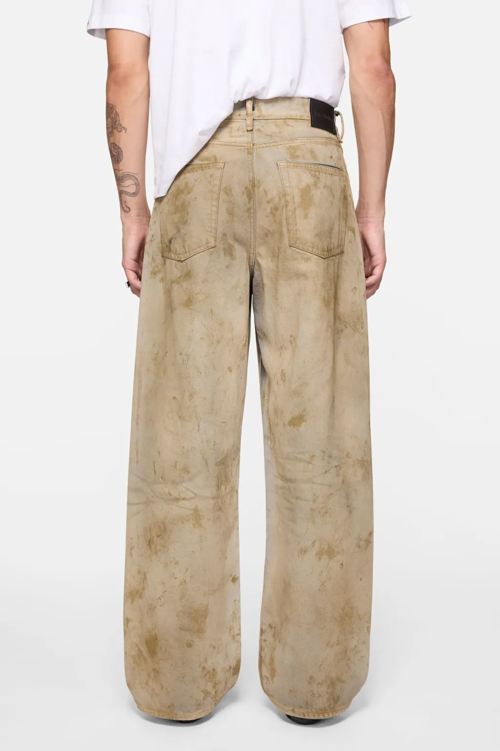 Logo-Patch Denim Trousers