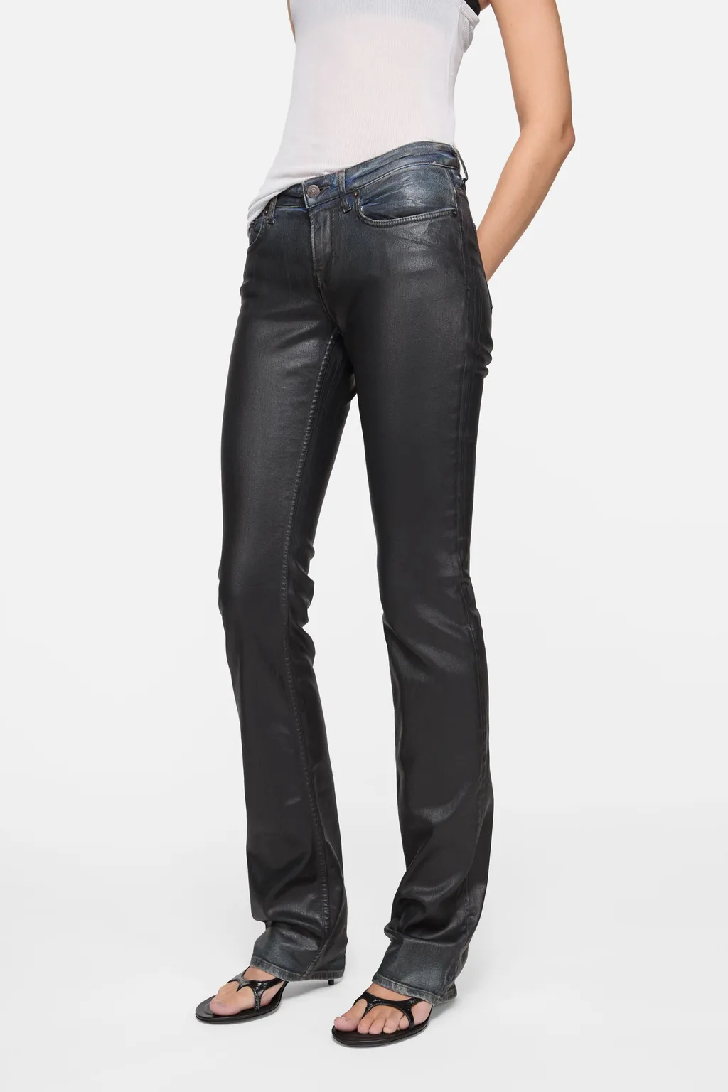 Acne Studios Logo-Patch Skinny Jeans