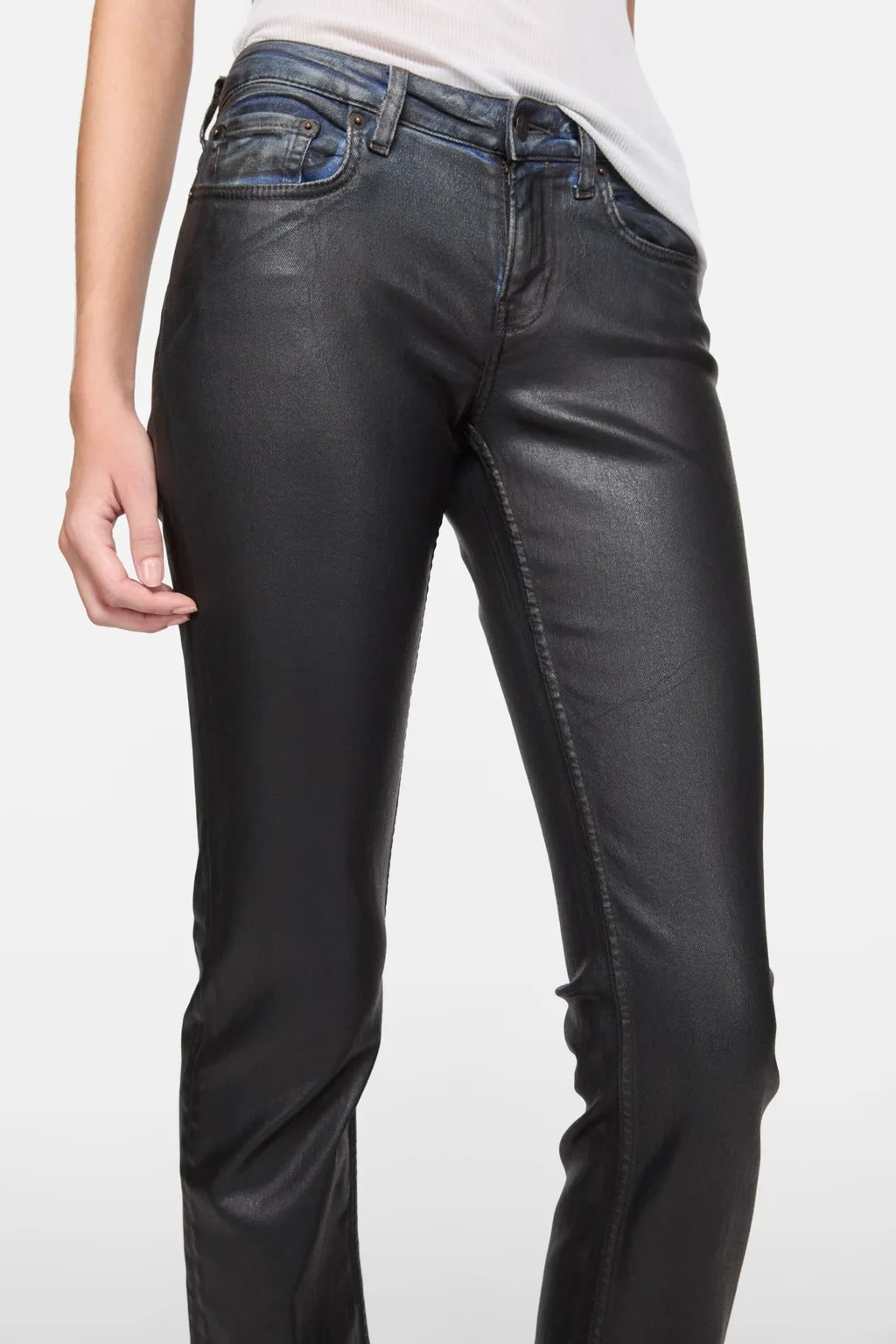 Acne Studios Logo-Patch Skinny Jeans
