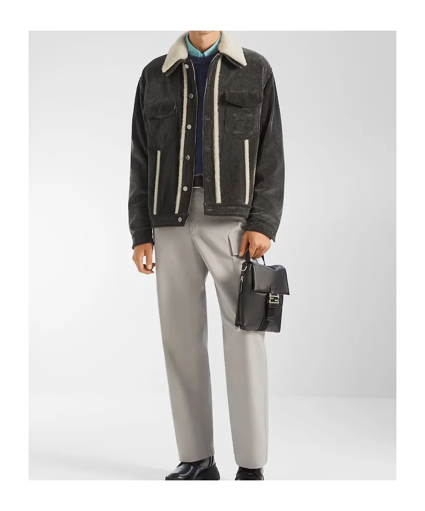 Fendi Flux Buckle Detailed Crossbody Bag