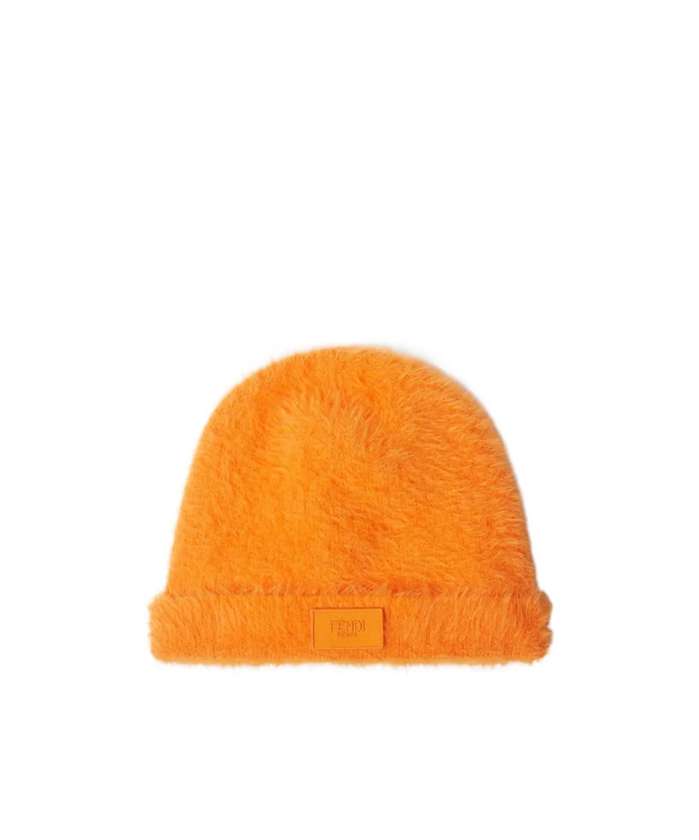 Orange Faux Fur Hat