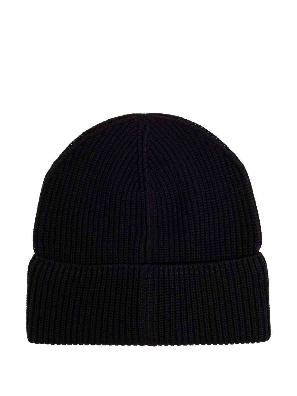 Moncler Logo Patch Ribbed Beanie