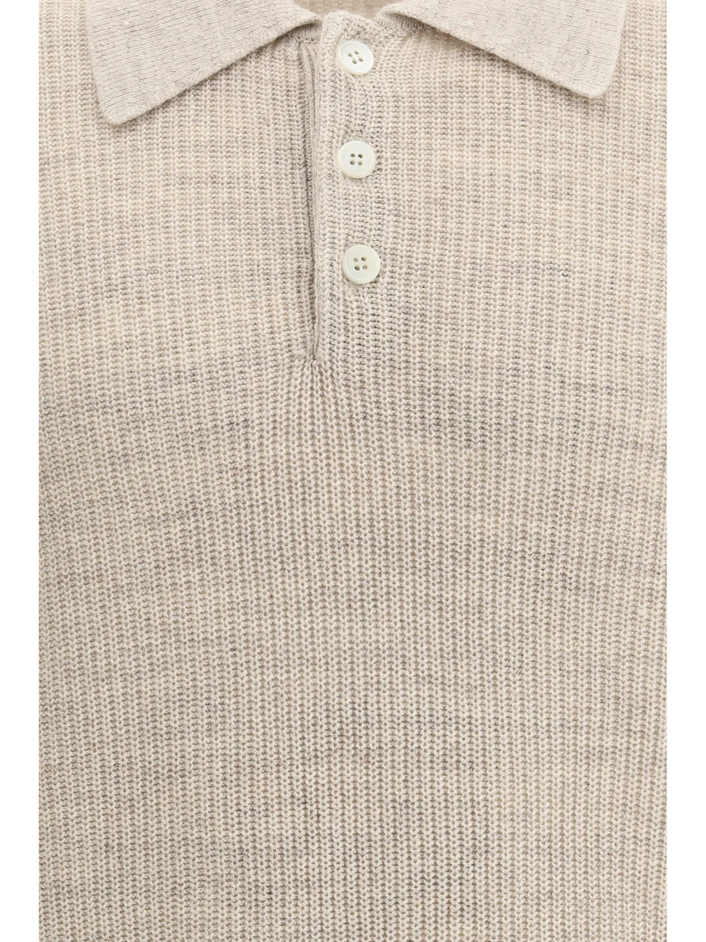 Short-Sleeve Knitted Polo Shirt
