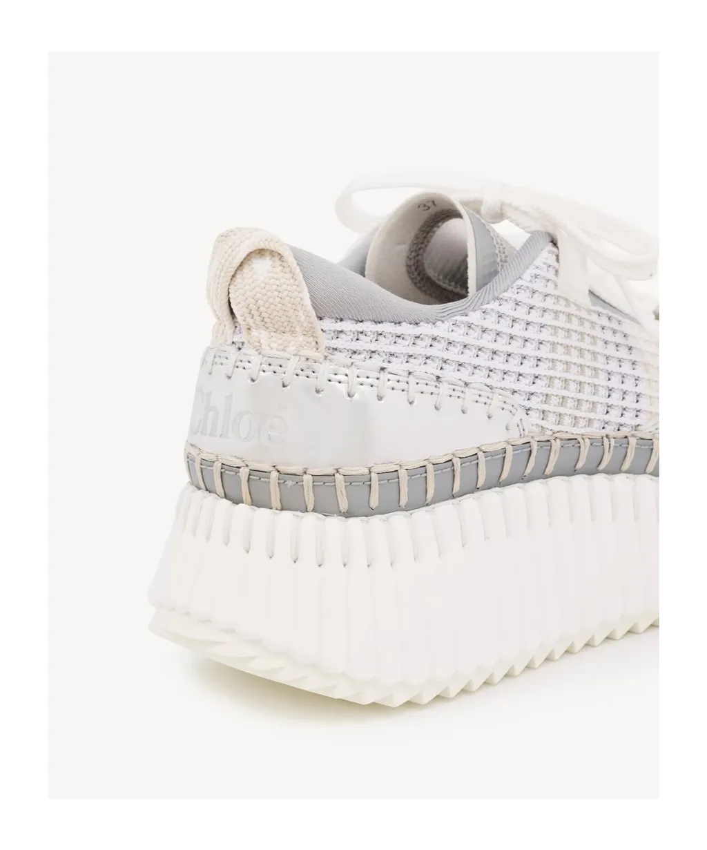 Chloé Nama Lace-Up Sneakers