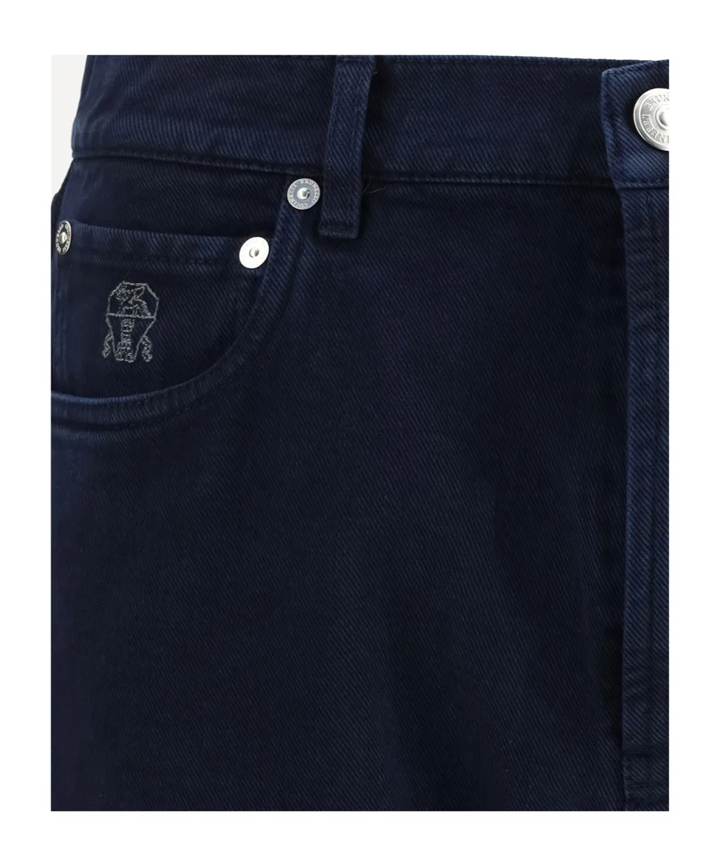 Iconic Fit Five-Pocket Jeans