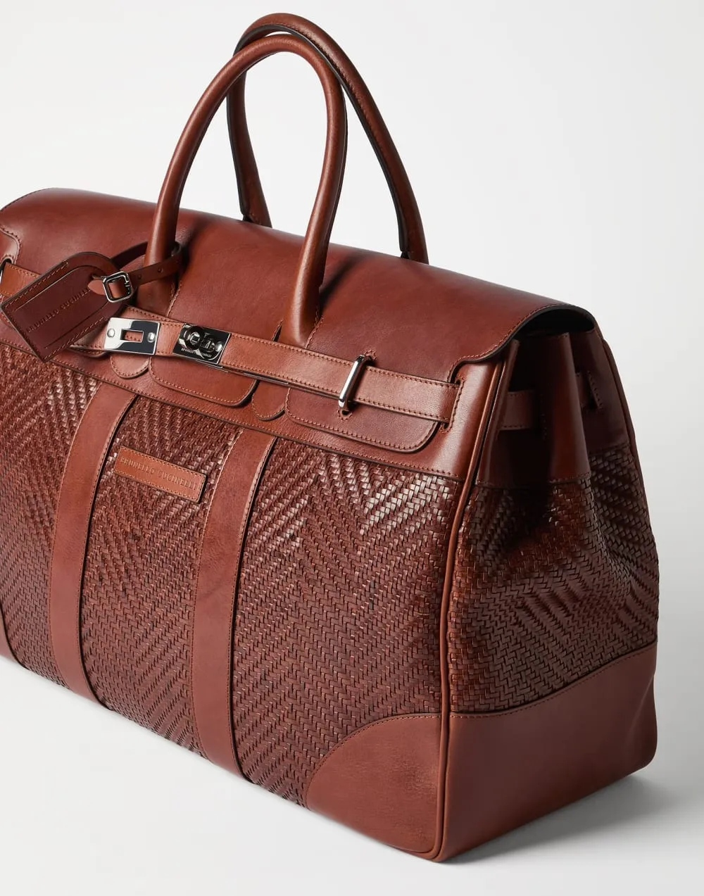 Brunello Cucinelli Braided Country Bag