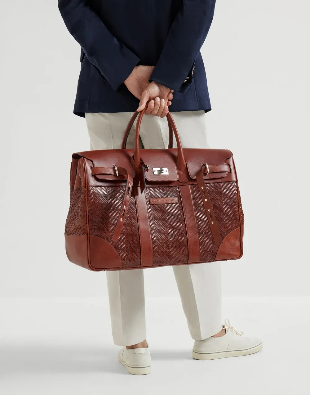 Brunello Cucinelli Braided Country Bag