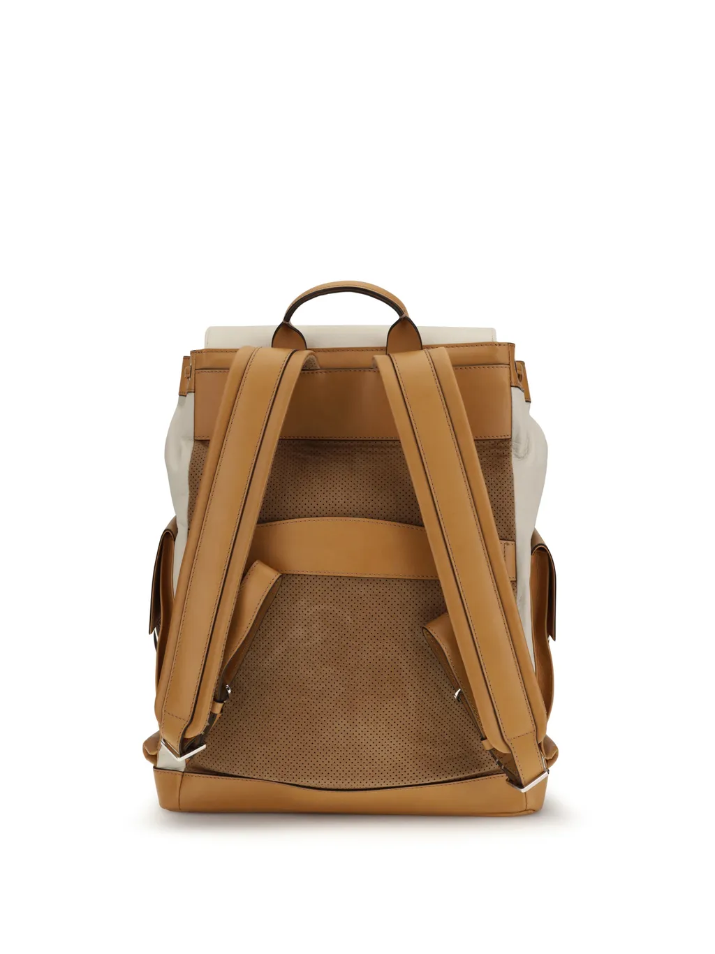 Grained Leather City Backpack