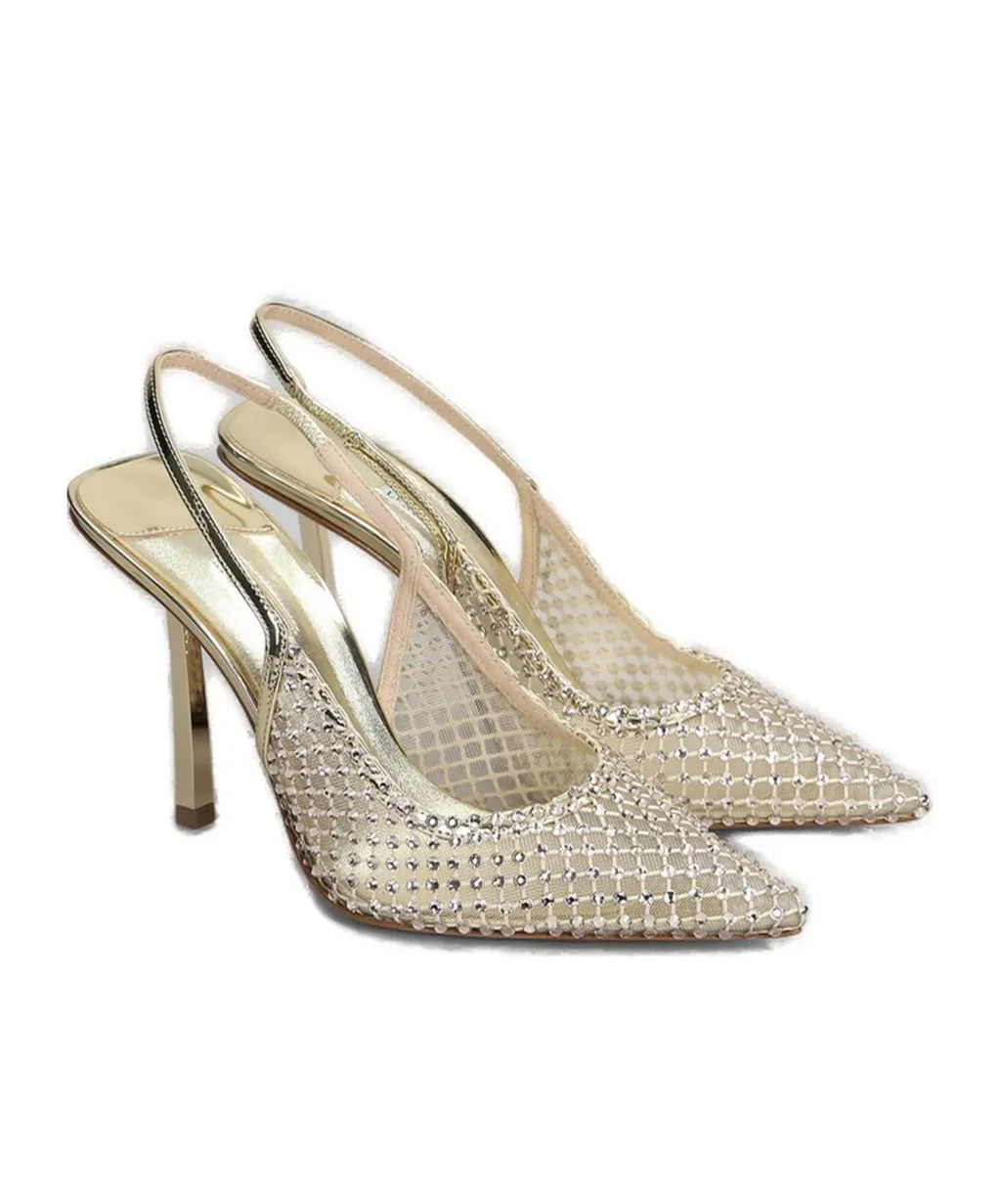 Le Silla Gilda Embellished Slingback Pumps