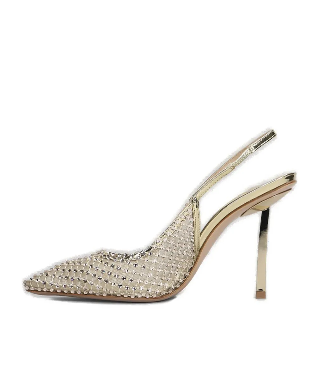 Le Silla Gilda Embellished Slingback Pumps