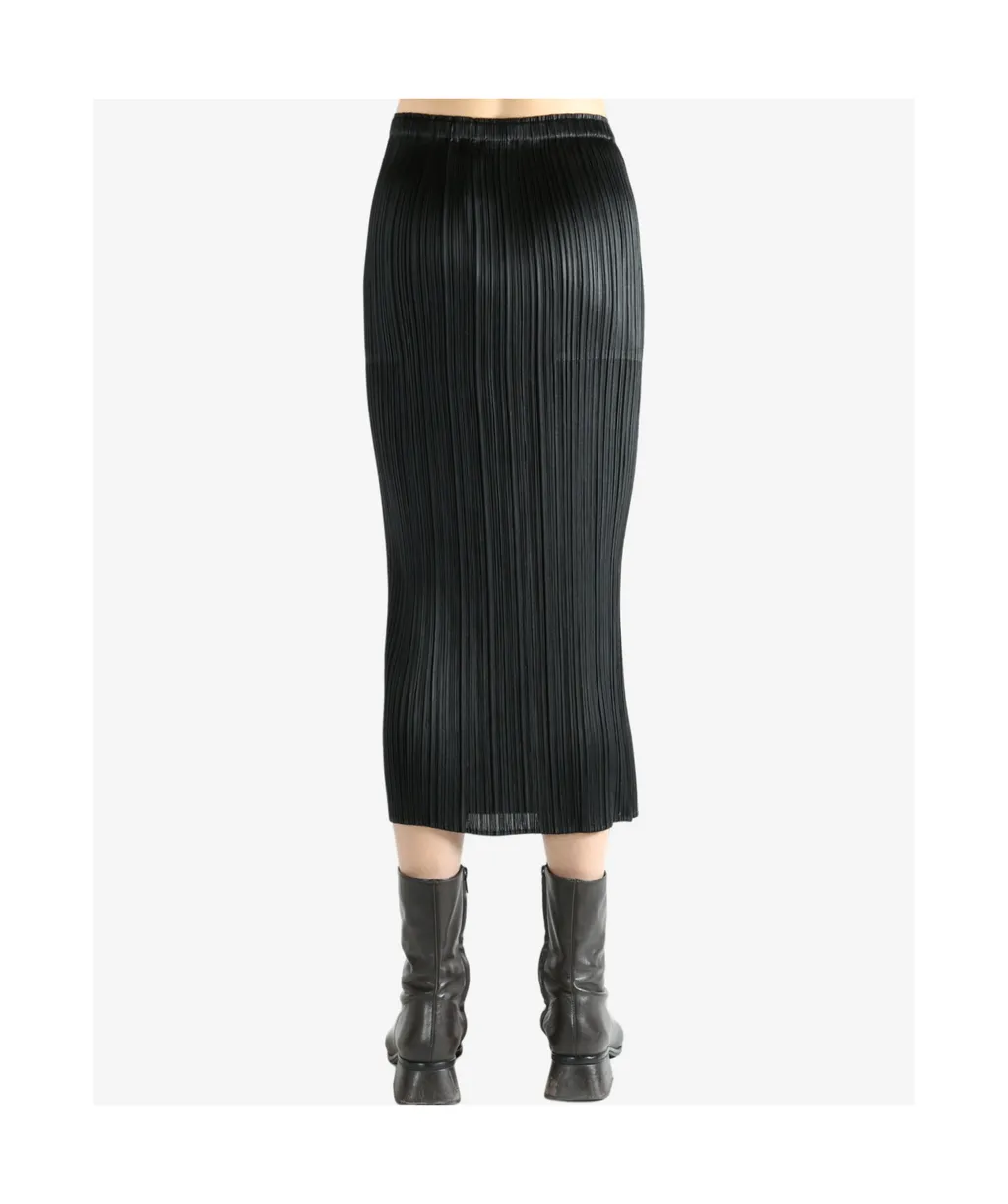 Pleats Please Issey Miyake Pleated Midi Skirt